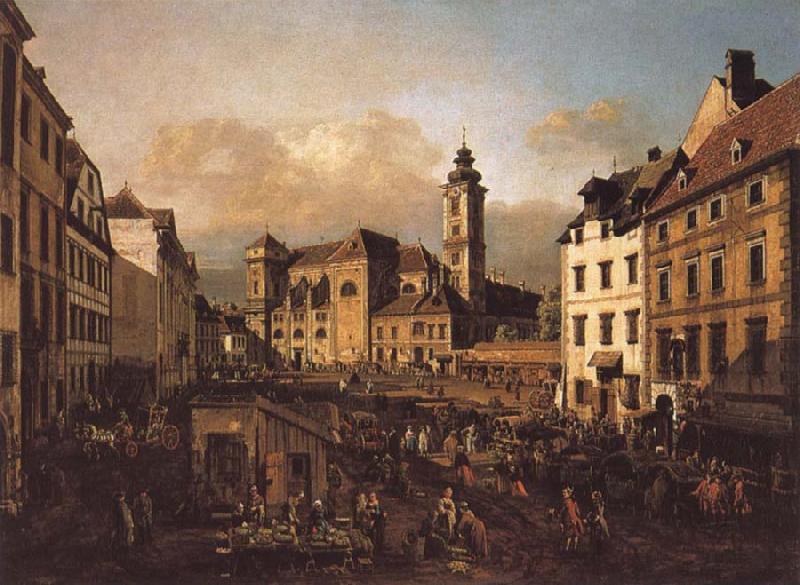 Bernardo Bellotto The Freyung in Vienna from the south-east oil painting picture